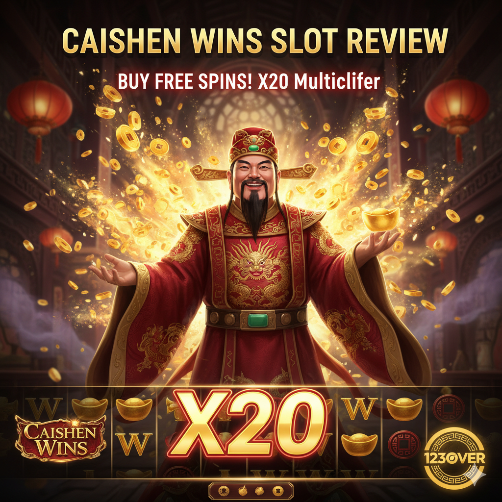 รีวิว Caishen Wins สล็อต PG ซื้อฟรีสปิน แตกง่าย ล่าโชค 123over